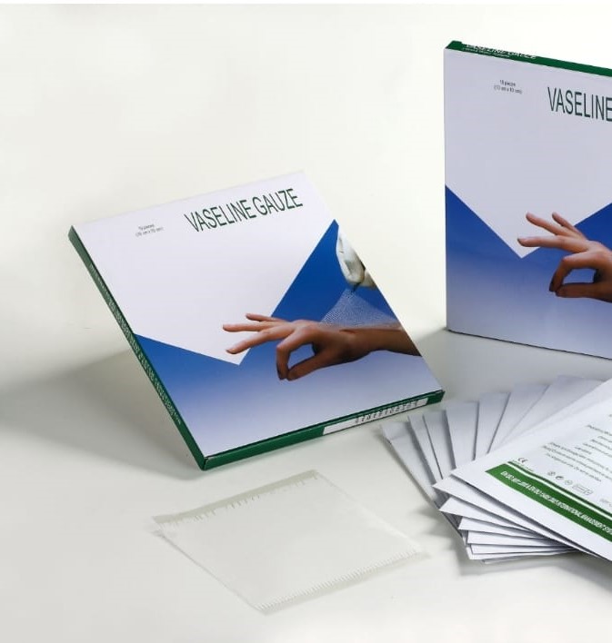 Vaseline gauze sterile 10 pc (10cm x 10cm) Medstore
