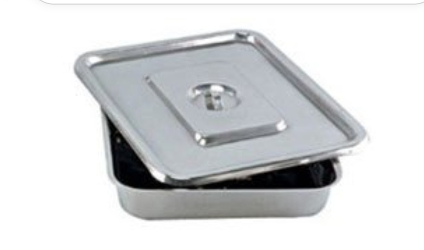 Surgical tray stainless steel 10×12 inches 1pc - Medstore