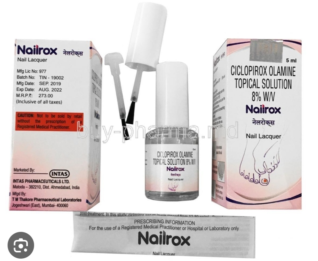 Curanail Fungal Nail Treatment 3ml with 5% Amorolfine Once weekly  application Effective Against Finger / Toenail Fungus