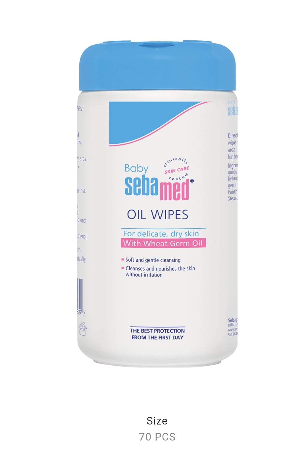 Sebamed oil wipes 70 pc Medstore Sebamed oil wipes 70 pc Medstore