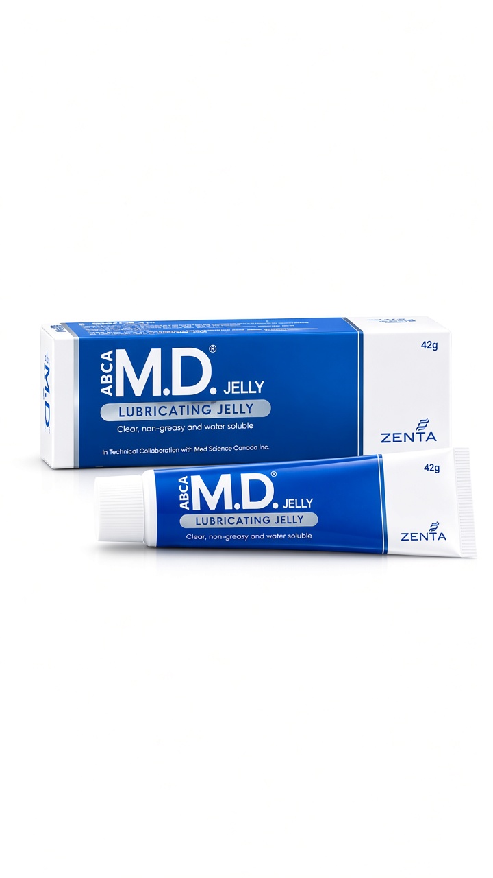 ABCA M.D. Lubricating Jelly 42g - Clear, Non-Greasy & Water Soluble by Zenta