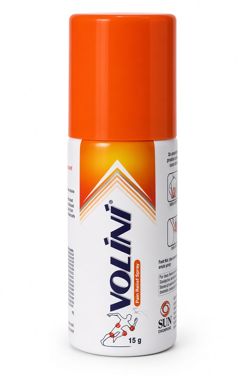 Volini Pain Relief Spray 15g - Fast Acting Pain Relief Spray by Sun Pharma